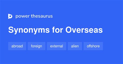 overseas synonym.